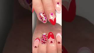 Valentine’s Day Nails 💅 #chloe #subscribe #beautiful #nailart #nailsforvalentines