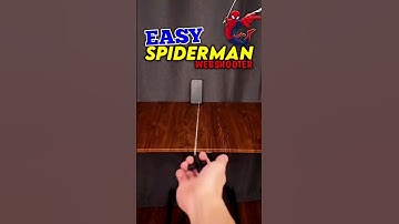 how to make spiderman webshooter , making webshooter from pen
