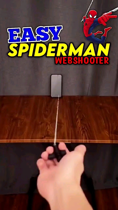 how to make spiderman webshooter , making webshooter from pen