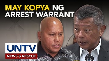 Ombudsman Remulla, may unofficial copy ng ICC arrest warrant ni Sen. Dela Rosa
