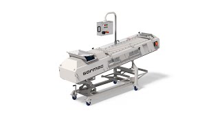 Semi automatic carrot topper, type WOS-1A - Sormac
