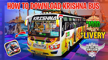 How To Download Krishna Bus Mod Tamil | Bus Simulator Indonesia | Krishna Bus Mod In Bussid