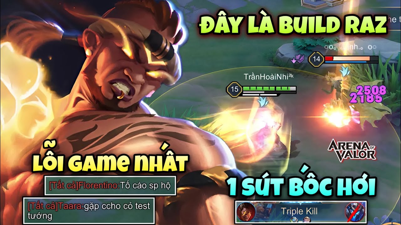 Đây Chính Là Build Raz Lỗi Dame Nhất Hiện Tại “ 1 Sút Bốc Hơi “ Là Có Thật Khiến Team Bạn Ngơ Ngác