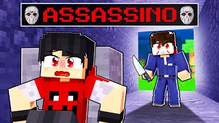 CAÇANDO meus AMIGOS como ASSASSINO no minecraft