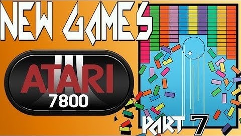 New Games for your Atari 7800 Part 4  (re-upload)