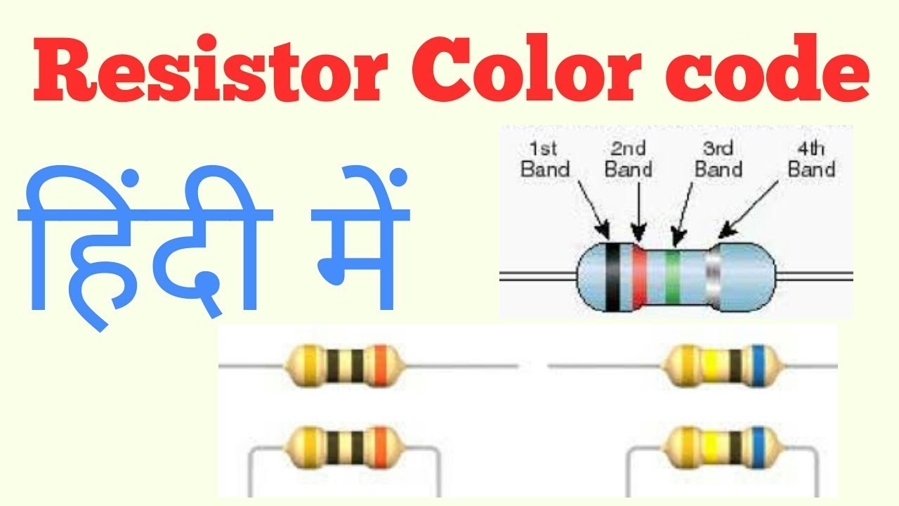 Resistor color code in Hindi YouTube