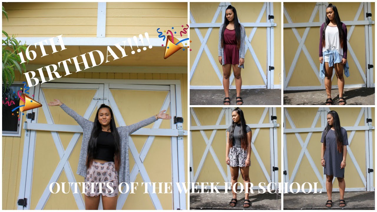 16th birthday outfits