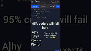 “Did you like this code? Let me know! Subscribe for more!"CodeNewbie #Programming #pythons