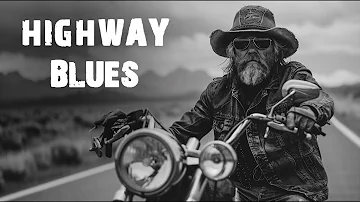 Highway Blues - Slow Dark Electric Guitar Melody - Blues Electric Guitar Blues For Relaxation