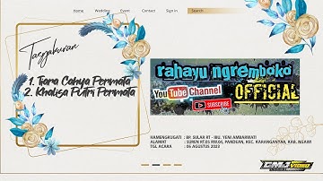 🔴 LIVE KARAWITAN RAHAYU NGREMBOKO || TIGA PUTRA SOUNDSYSTEM || GMJ MULTIMEDIA