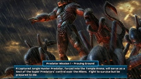 Alien vs Predator Evolution Predator Mission 1 Proving Ground
