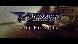 Saxon - Song For Emma (guitar solo cover)