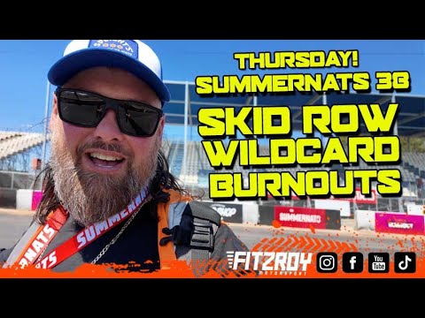 Summernats 2026 Thursday - Insane heat, Skid Row & The Wildcard Showdown!