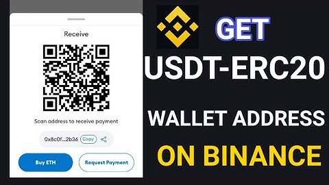 How To Get Your USDT (ERC20) Wallet Address On Binance | Get USDT Wallet Address On Binance