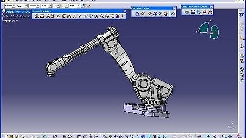 3.1  Catia v5 Kinematik - 6-axis-robot- 3d Reference elements - Publication