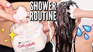 MY SHOWER ROUTINE | HAIR CARE, SKINCARE, HYGIENE ROUTINE, AND BODY CARE!