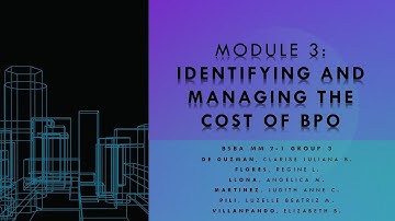 Identifying and Managing the Cost of BPO