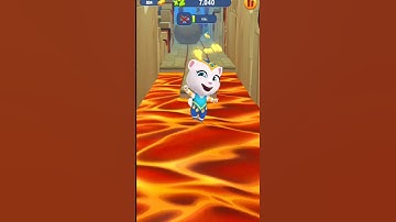 Fire Challenge mislukt Talking Tom Gold Run deel 1 #grappig #mislukt #kort