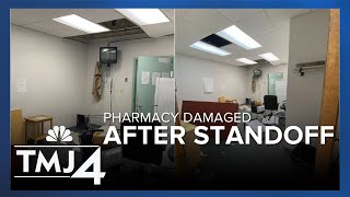 'Probably $10,000 worth of damage done' after suspect spends hours inside Hayat Pharmacy