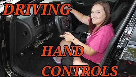 How to Drive with Hand Controls Tutorial By Wife who is Paralyzed
