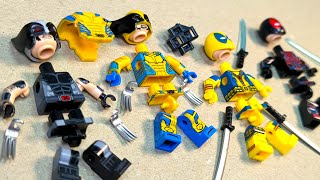 Lego Wolverine Deadpool Wolverine Xforce Yellow Deadpool Minifigures Lego Unofficial