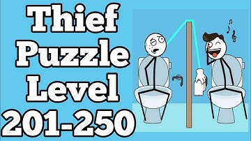 Thief Puzzle Level 201-250 WalkThrough Solution Gameplay