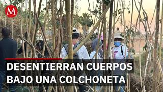 Madres buscadoras de Jalisco desentierran cinco cuerpos tras un reporte anónimo