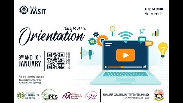 IEEE MSIT Orientation: EVINCE