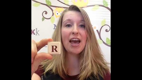 Speech Therapy for /r/: How to Teach the /r/ Sound