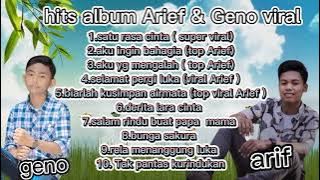 hits album Arief & Geno viral - aku yang mengalah - bunga sakura #kokorecord #ariefputra #brata