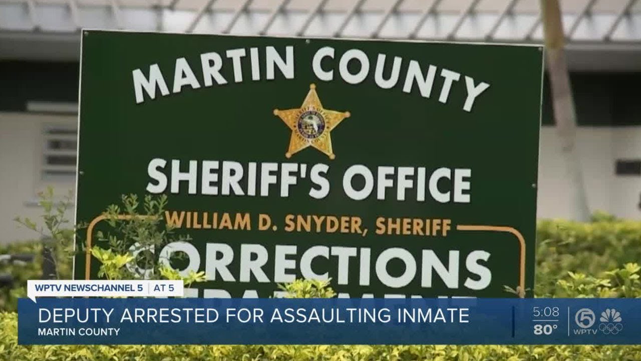 Martin County corrections sergeant accused of striking wheelchair-bound inmate