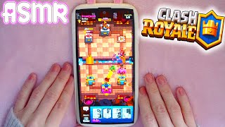 ASMR Playing Clash Royale on my Phone + relaxing trigger words and cozy whispering 🍀🎧 screenshot 1