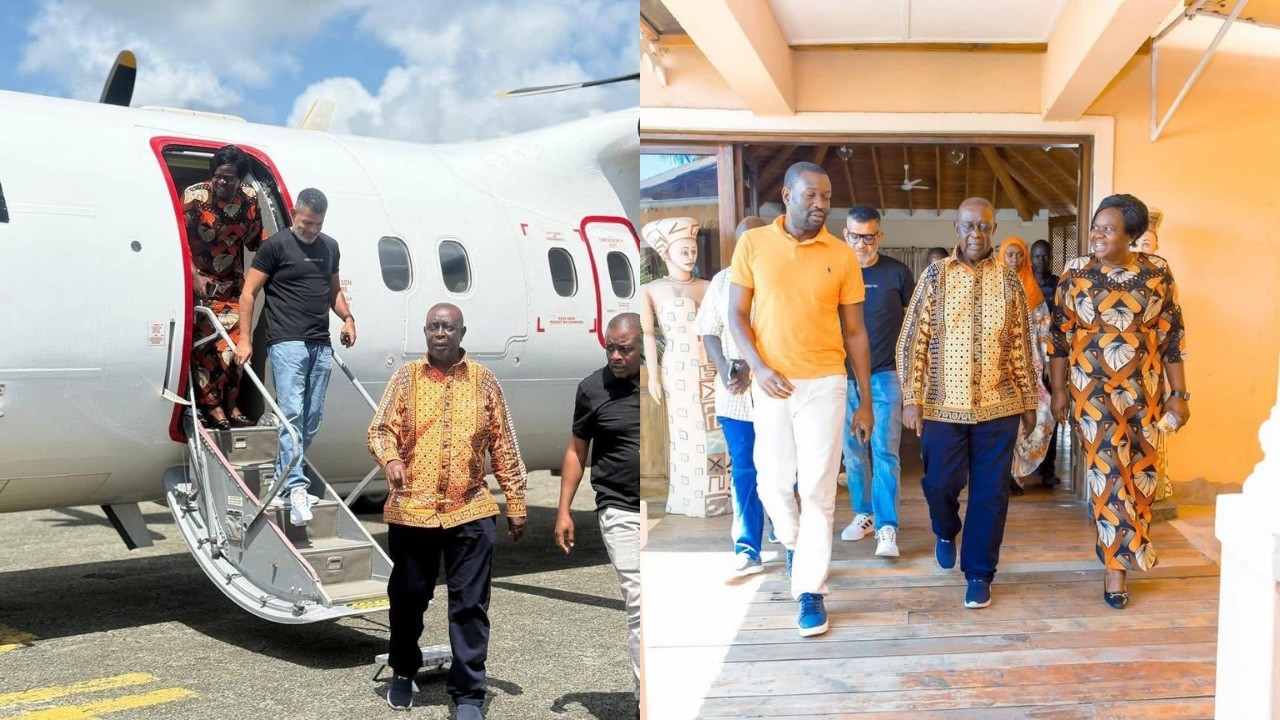 OBURU ODINGA ARRIVES IN MOMBASA FOR A TOP ODM NEC MEETING TO KICK OUT SIFUNA AS SG