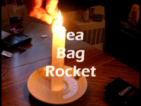 Tea Bag Rocket with Keener