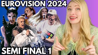 EUROVISION 2024 Semi Final 1 Dress Rehearsal Reaction! In Depth Analysis...