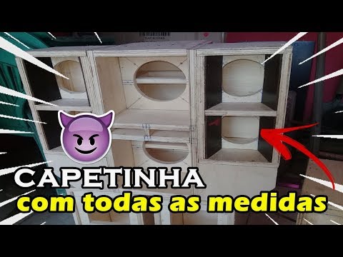 como fazer caixa de médio para mini paredão