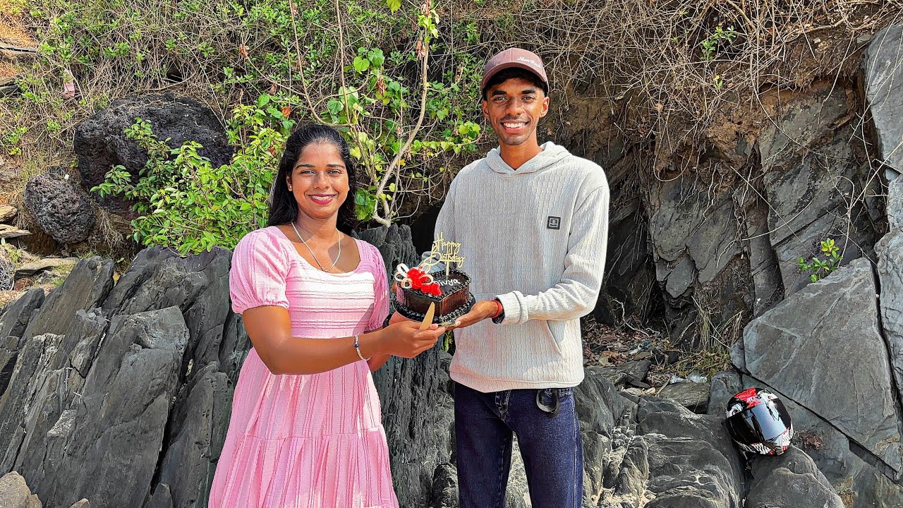 दिव्या ताईचा Birthday केला कोकणातील सुंदर Beach 🏖️ वर 😍 #marathi #family #vlog 