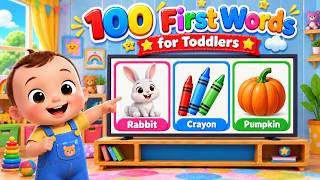 100 First Words for Toddlers | Speech Practice for Babies and Toddlers | Preschool Prep for Toddlers