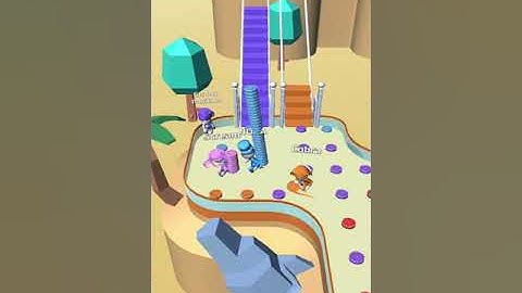 Bridge Race All Levels Gameplay Android,ios Level 1156 #shorts