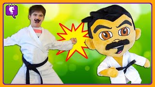 hobbykarate turns into a plushie action packed battle adventure by hobbykids