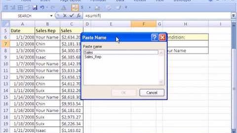 13 Excel Magic Trick #13  SUM or COUNT only certain items! SUMIF COUNTIF functions