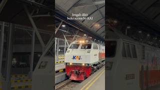 singkat, padat, mangkat #KAIAccess #keretanewgeneration #railfansindonesia #surabaya #yogyakarta