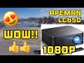 😍Native 1080p Projector - Apeman LC650 👍👍 Stay Home!!  Watch FPV content on big screen!!!