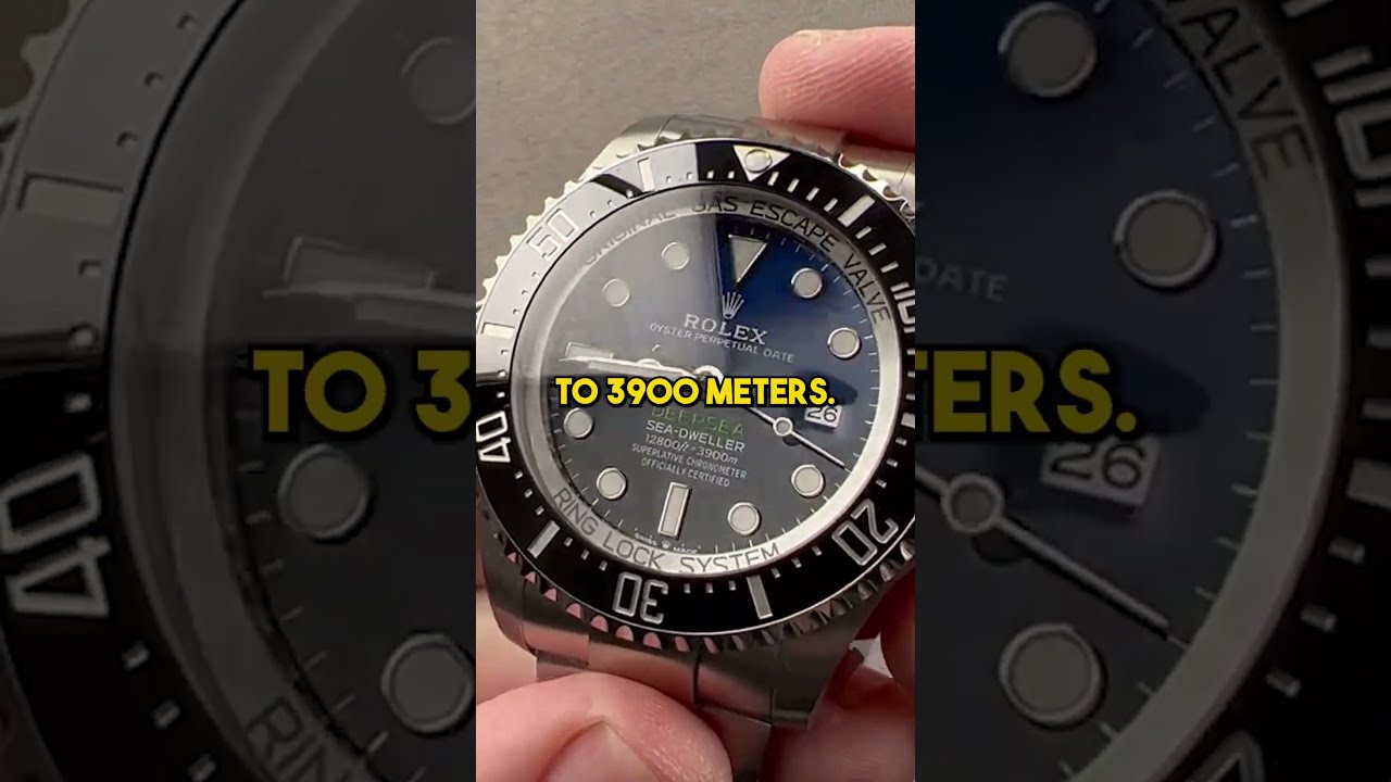 Conquer the Deep Rolex Sea Dweller Deep Sea Dive Watch - YouTube