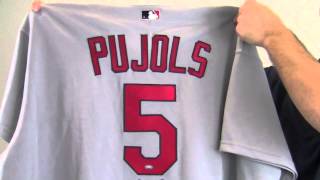 Autographed Albert Pujols Authentic Jersey - PSA/DNA