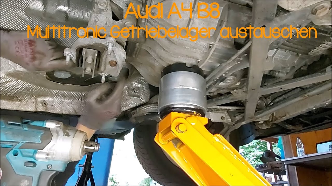Audi A4 B8 Automatik Getriebeöl Wechseln Kosten Audi A4 B8 Multitronic Getriebelager erneuern - YouTube