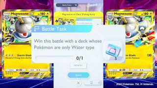 Magnezone EX | Weakness Challenge (Lightning vs Water) Pokémon TCG Pocket