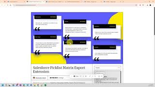 Salesforce Dependent Picklist Matrix Export/Import Demo (v3)