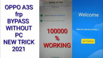 Oppo a3s frp bypass/without pc new track 2021
