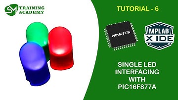 Interfacing of Single LED with PIC16F877A Microcontroller